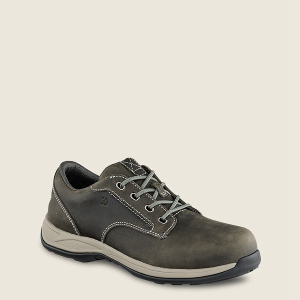 Red Wing Womens Oxford - Comfortpro - Safety Toe - Dark Grey - UEL953842